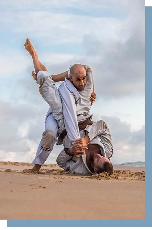 jiu jitsu brésilien plage